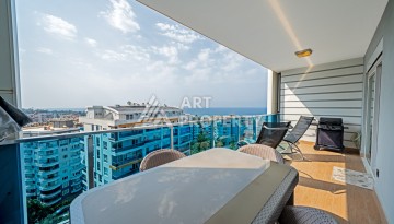 Большая квартира 3+1 с видом на море, 196 кв.м. в районе Тосмур, Алания. - Ракурс 3