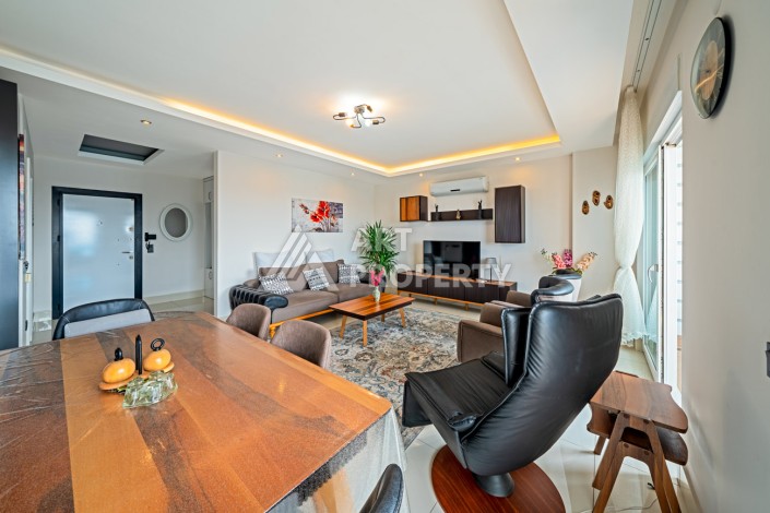 Большая квартира 3+1 с видом на море, 196 кв.м. в районе Тосмур, Алания. - Ракурс 4