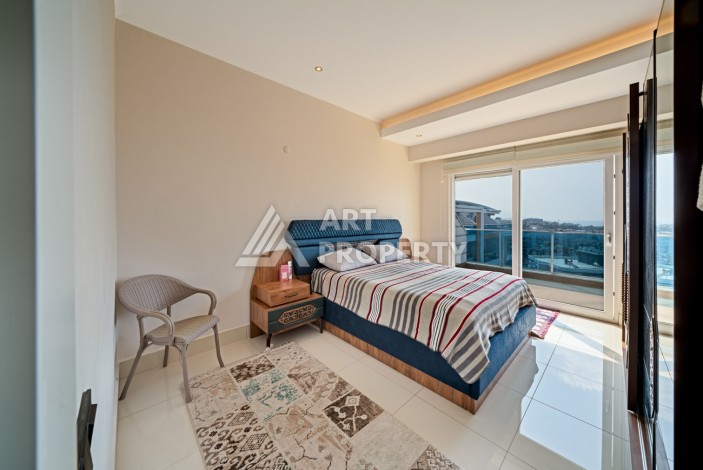 Большая квартира 3+1 с видом на море, 196 кв.м. в районе Тосмур, Алания. - Ракурс 6