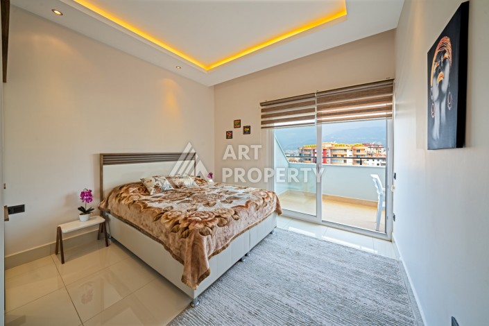 Большая квартира 3+1 с видом на море, 196 кв.м. в районе Тосмур, Алания. - Ракурс 9