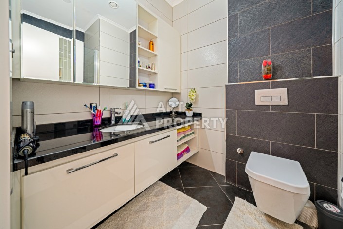 Большая квартира 3+1 с видом на море, 196 кв.м. в районе Тосмур, Алания. - Ракурс 17