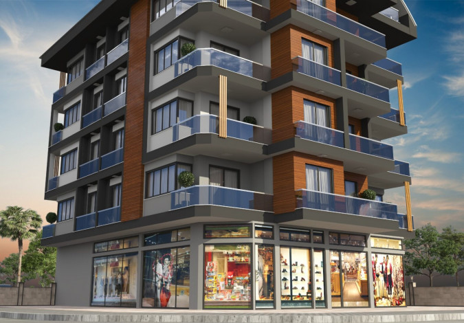 Новый проект на стадии котлована в экологичесом районе Алании, Каргыджак. - Ракурс 13