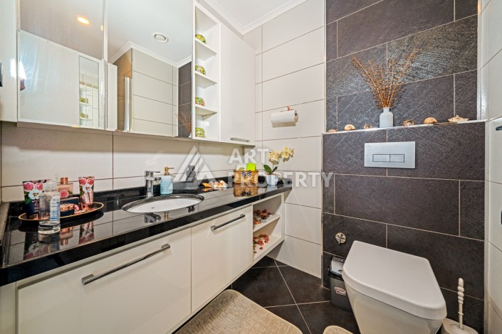 Большая квартира 3+1 с видом на море, 196 кв.м. в районе Тосмур, Алания. - Ракурс 19