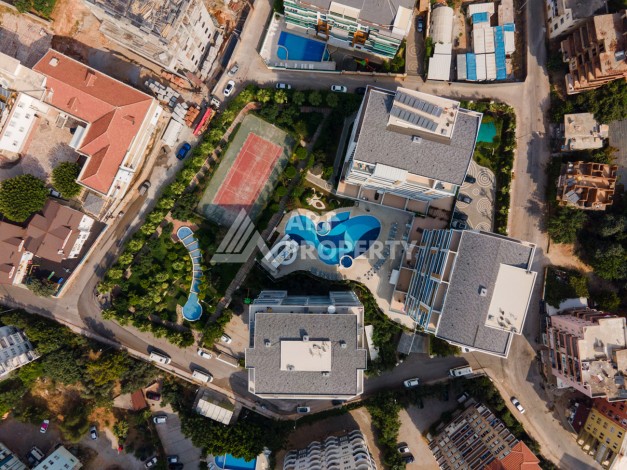 Большая квартира 3+1 с видом на море, 196 кв.м. в районе Тосмур, Алания. - Ракурс 25