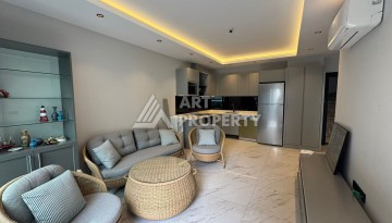 Квартира 1+1 с видом на море, 60 м² в Каргыджаке, Алания. - Ракурс 3