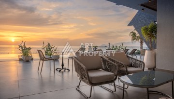 Квартира 1+1 с видом на море, 60 м² в Каргыджаке, Алания. - Ракурс 14