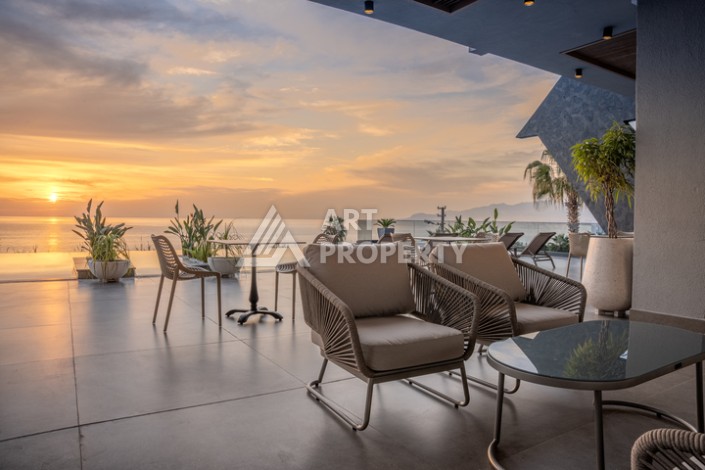 Квартира 1+1 с видом на море, 60 м² в Каргыджаке, Алания. - Ракурс 13