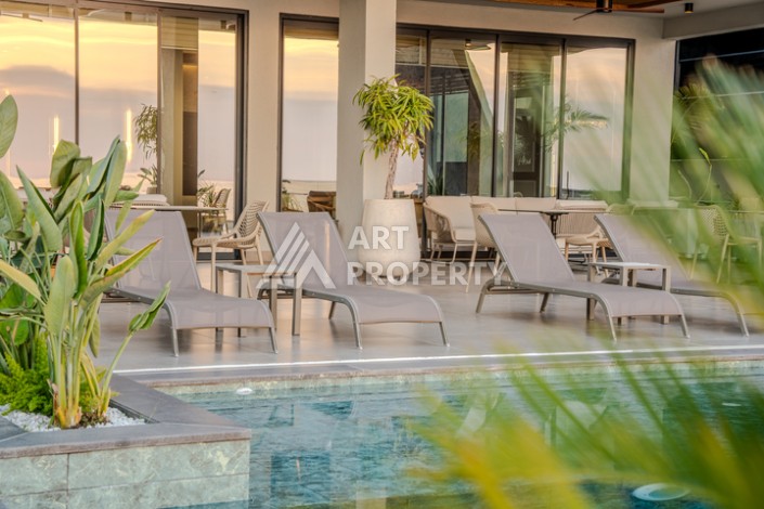 Квартира 1+1 с видом на море, 60 м² в Каргыджаке, Алания. - Ракурс 18