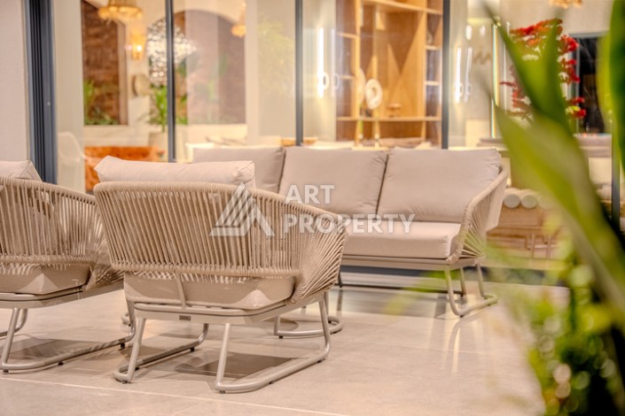 Квартира 1+1 с видом на море, 60 м² в Каргыджаке, Алания. - Ракурс 25