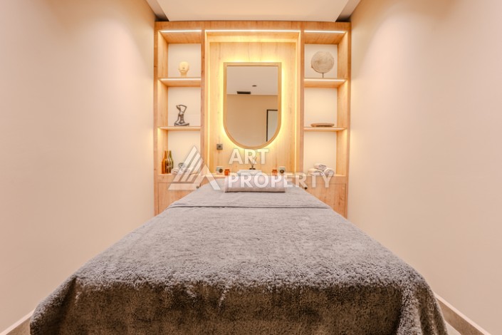 Квартира 1+1 с видом на море, 60 м² в Каргыджаке, Алания. - Ракурс 28