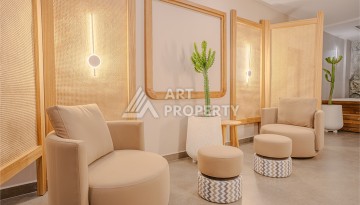 Квартира 1+1 с видом на море, 60 м² в Каргыджаке, Алания. - Ракурс 30