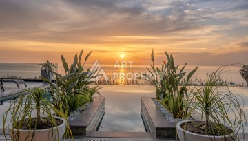 Квартира 1+1 с видом на море, 60 м² в Каргыджаке, Алания. - Ракурс 32