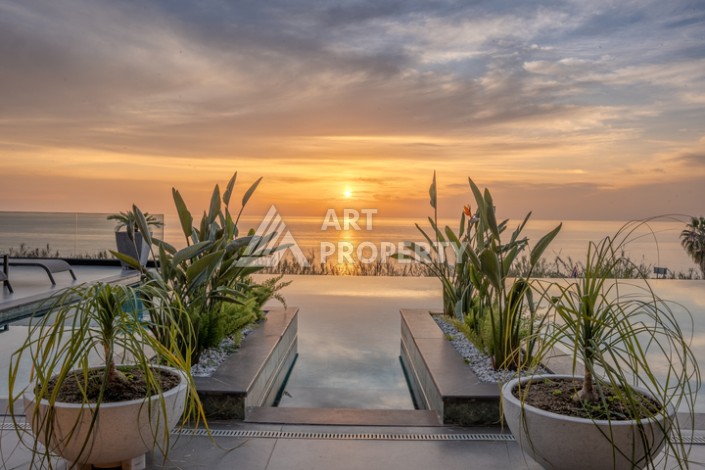 Квартира 1+1 с видом на море, 60 м² в Каргыджаке, Алания. - Ракурс 31