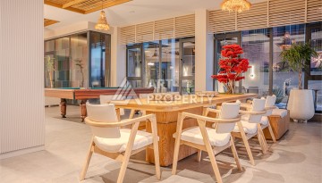 Квартира 1+1 с видом на море, 60 м² в Каргыджаке, Алания. - Ракурс 33