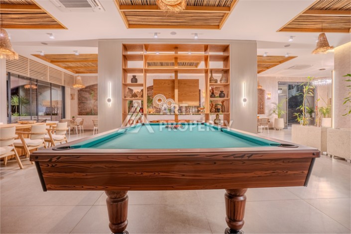 Квартира 1+1 с видом на море, 60 м² в Каргыджаке, Алания. - Ракурс 33