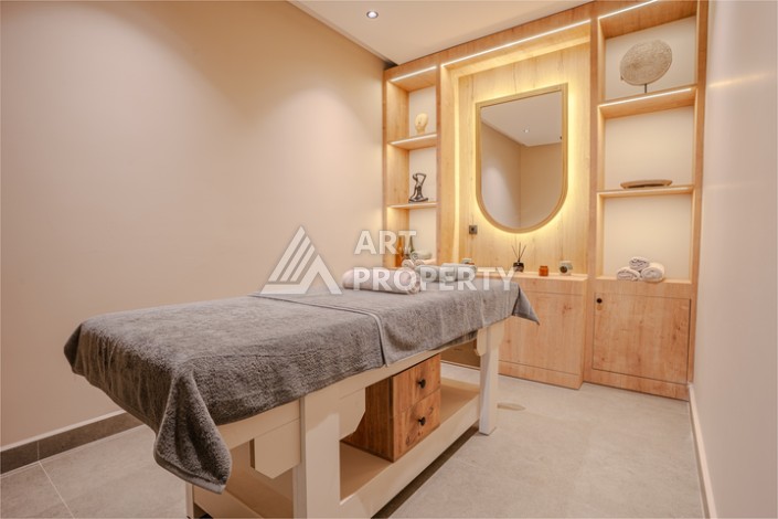 Квартира 1+1 с видом на море, 60 м² в Каргыджаке, Алания. - Ракурс 40