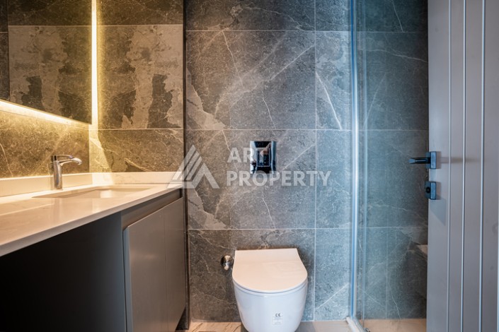 Квартира 2+1 с видом на море — 100 м² в Каргыджаке, Алания - Ракурс 15