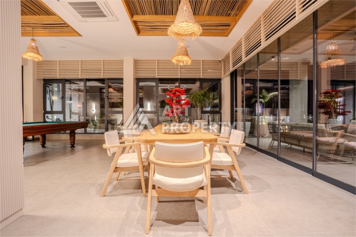 Квартира 2+1 с видом на море — 100 м² в Каргыджаке, Алания - Ракурс 29