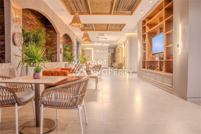 Квартира 2+1 с видом на море — 100 м² в Каргыджаке, Алания - Ракурс 49