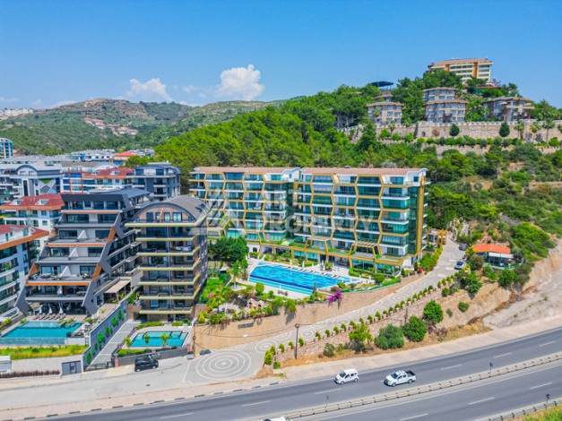 Элитная квартира 1+1 на первой линии в Каргыджаке, Алания - Ракурс 25