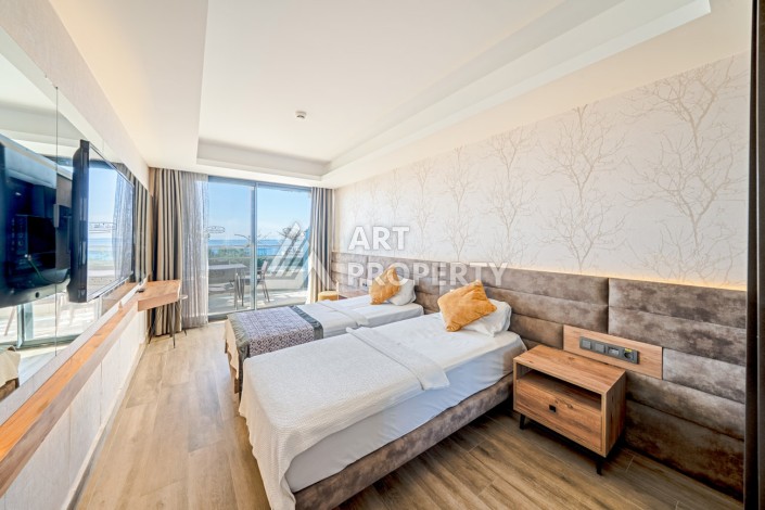 Уютная квартира 2+1 в тихом районе Конаклы, всего в 500 метрах от моря. - Ракурс 0