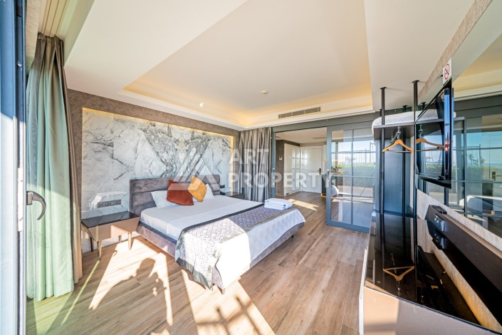 Уютная квартира 2+1 в тихом районе Конаклы, всего в 500 метрах от моря. - Ракурс 8