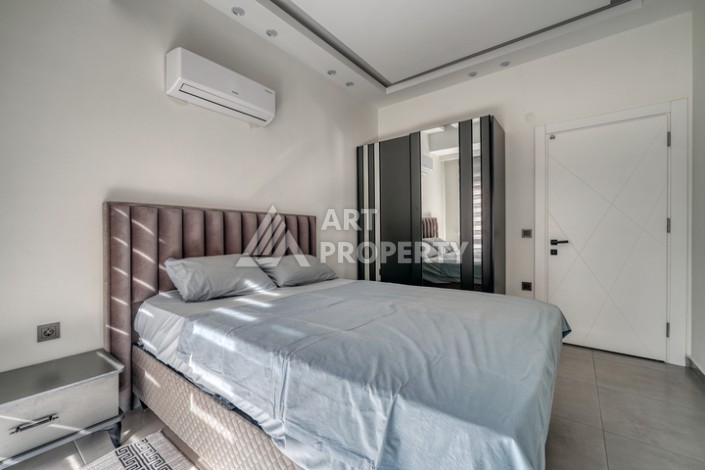 Современная квартира 1+1 в новом доме 2023 года в Махмутларе в 550 метрах от моря - Ракурс 4