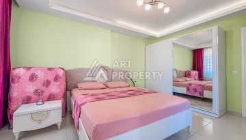 Квартира 1+1 с боковым видом на море в Махмутларе в 600 метрах от пляжа - Ракурс 5