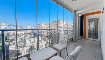 Квартира 1+1 с боковым видом на море в Махмутларе в 600 метрах от пляжа - Ракурс 17