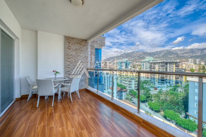 Просторная квартира 1+1 в Махмутларе в 200 метрах от моря с панорамными видами - Ракурс 21