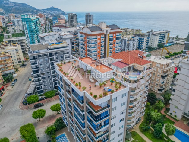 Просторная квартира 1+1 в Махмутларе в 200 метрах от моря с панорамными видами - Ракурс 27