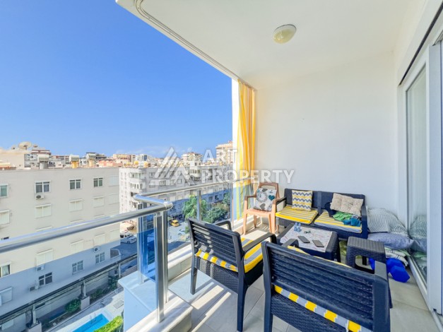 Комфортная квартира 1+1 в популярном комплексе в районе Махмутлар. - Ракурс 12