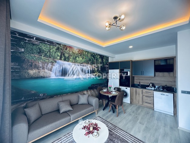 Уютная квартира 1+1 в центре Махмутлара — отличный вариант для жизни и отдыха у моря. - Ракурс 9