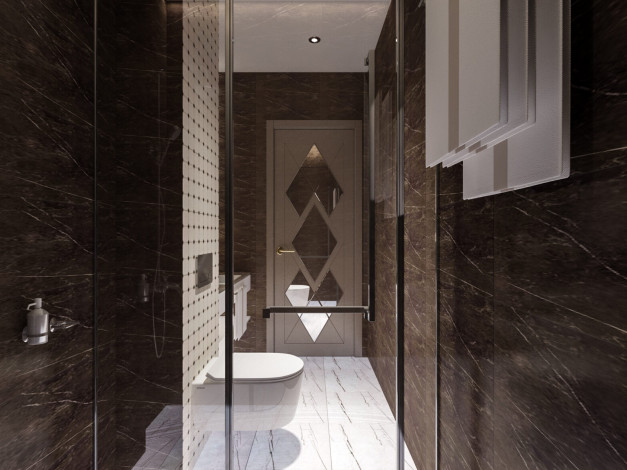 Новый инвестиционный проект у моря в районе Кестель! Различные планировки, 45-170 м2 - Ракурс 7