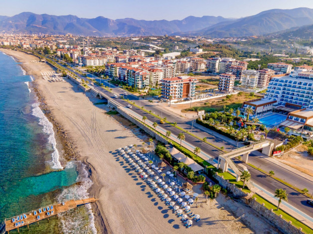 Новый инвестиционный проект у моря в районе Кестель! Различные планировки, 45-170 м2 - Ракурс 18