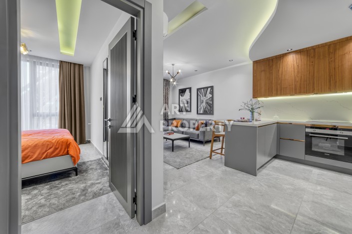 Квартиры от 58 до 242 кв.м.  в 245 метрах от моря. Тосмур,Аланья - Ракурс 13