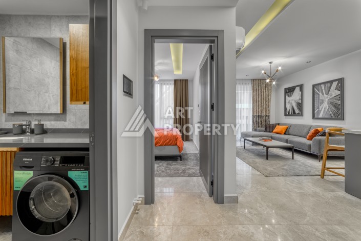 Квартиры от 58 до 242 кв.м.  в 245 метрах от моря. Тосмур,Аланья - Ракурс 15