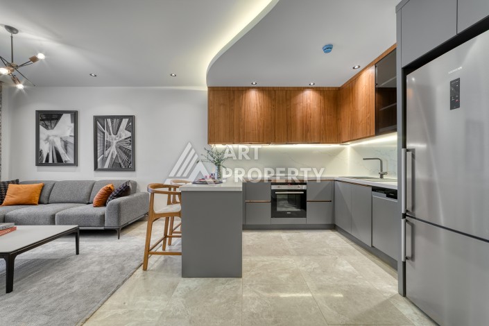 Квартиры от 58 до 242 кв.м.  в 245 метрах от моря. Тосмур,Аланья - Ракурс 16