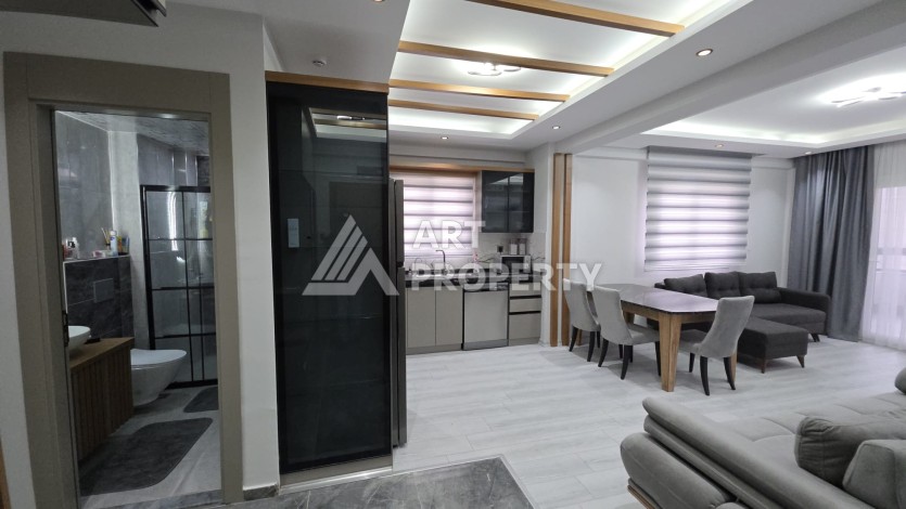 Меблированная квартира 2+1 в 5 м от моря. Арпачбахшиш, Мерсин - Ракурс 2