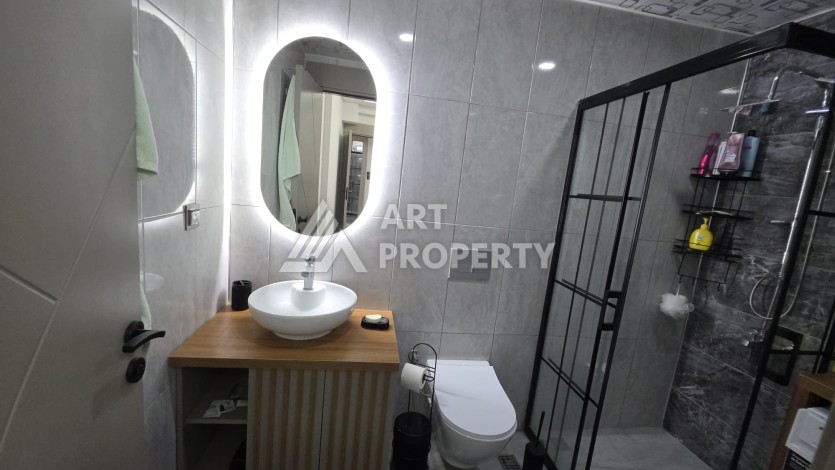 Меблированная квартира 2+1 в 5 м от моря. Арпачбахшиш, Мерсин - Ракурс 3