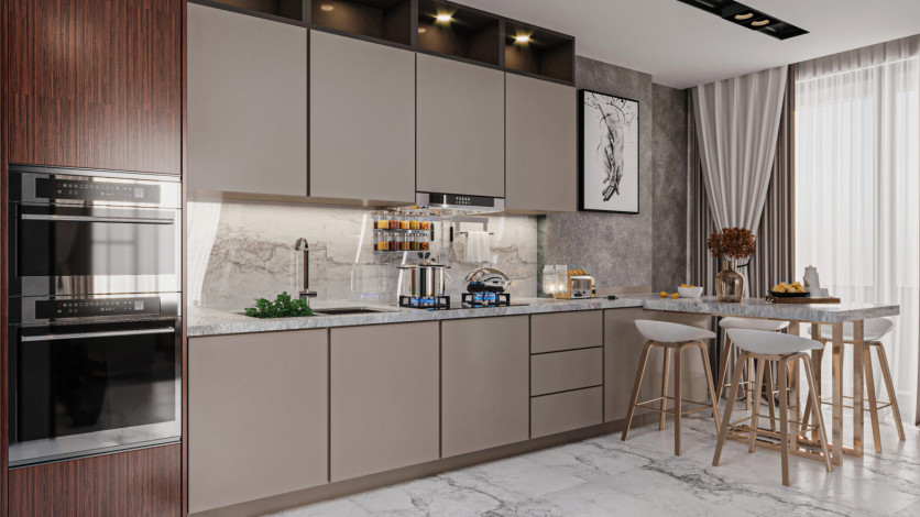 Проект в районе Махмутлар, Алания. - Ракурс 25