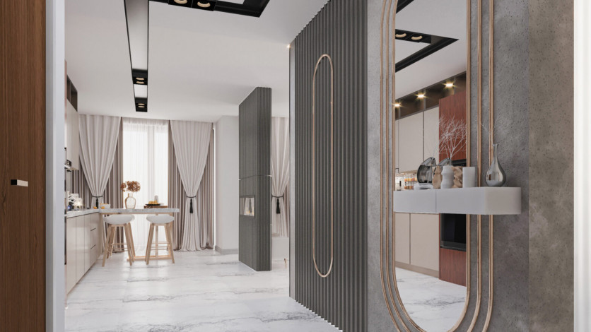 Проект в районе Махмутлар, Алания. - Ракурс 26