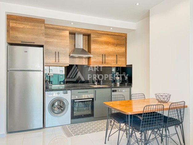 Стильная квартира 1+1 в современном комплексе  в районе Махмутлар — отличный вариант для комфортной жизни у моря. - Ракурс 6