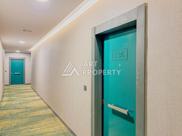 Стильная квартира 1+1 в современном комплексе  в районе Махмутлар — отличный вариант для комфортной жизни у моря. - Ракурс 10