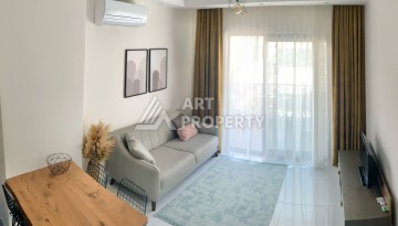 Стильная квартира 1+1 в современном комплексе  в районе Махмутлар — отличный вариант для комфортной жизни у моря. - Ракурс 12