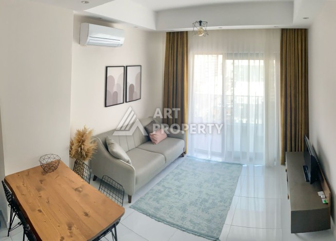 Стильная квартира 1+1 в современном комплексе  в районе Махмутлар — отличный вариант для комфортной жизни у моря. - Ракурс 11