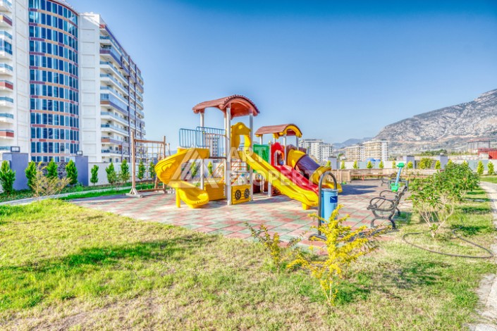 Современная квартира планировки 1+1 с мебелью и техникой в комплексе с богатой инфраструктурой в районе в Махмутларе. - Ракурс 25