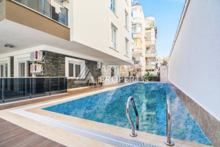 Квартира 1+1 в центре Алании, 750 м до пляжа Клеопатры - Ракурс 1