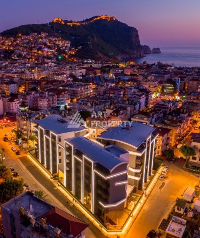 Современная квартира 1+1 в престижном комплексе в центре Алании. - Ракурс 21