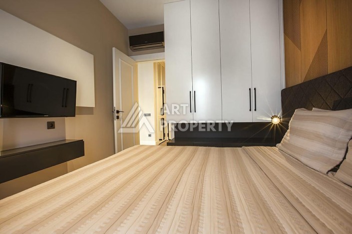 Современная квартира 1+1 в престижном комплексе в центре Алании. - Ракурс 3